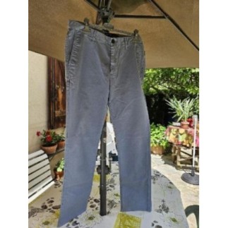 Pantalon bleu Zara Man T.42