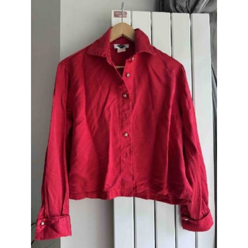 CHEMISIER ROUGE - ATOS LOMBARDINI - TAILLE 36/38