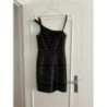 Robe cocktail noire à bande TS BCBG Max Azria 