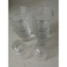 6 verrines verres transparents