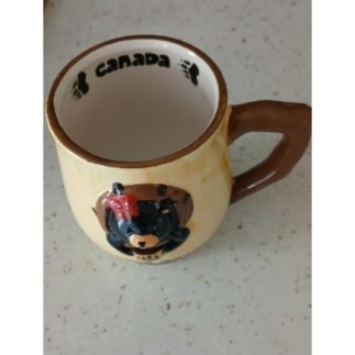 Tasse canada jaune motif