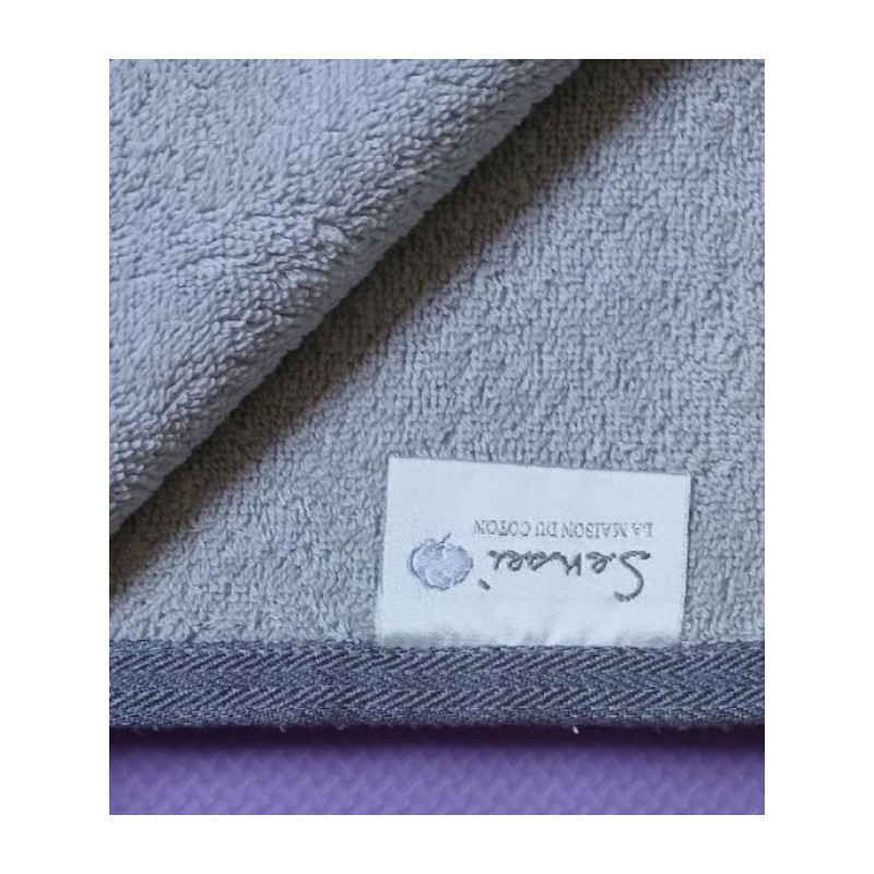 Serviette toilette Sensei gris clair