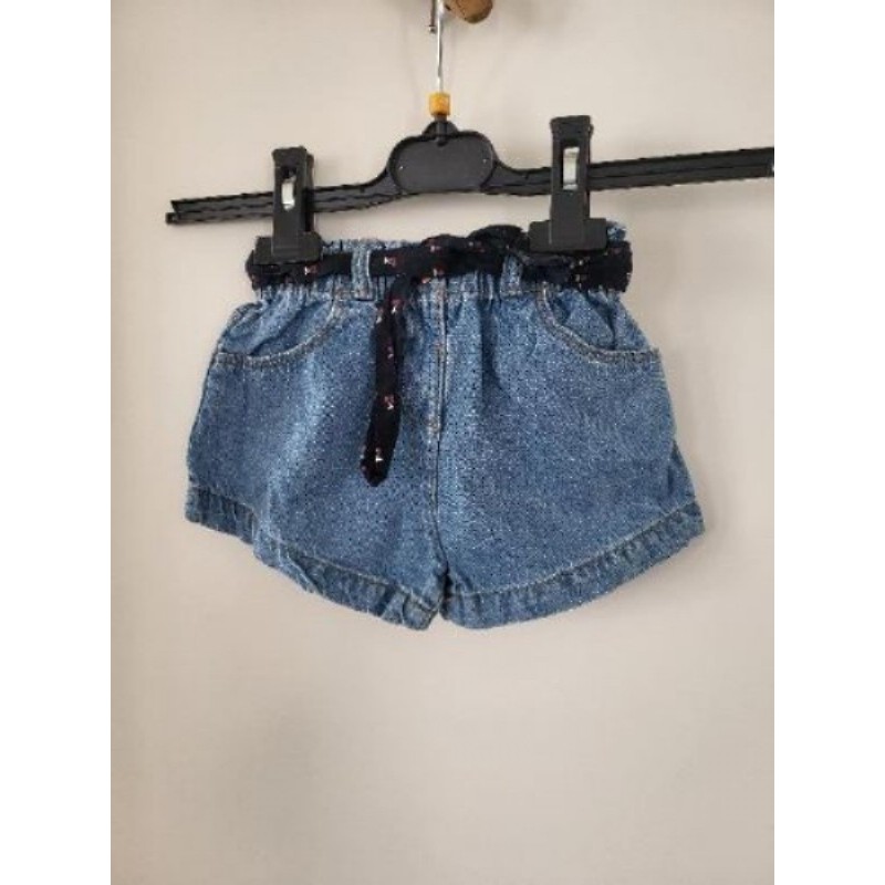 Short en jeans fille 12 mois
