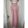 Salopette de grossesse rose taille L