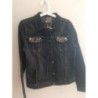Neuf Veste Jean taille 38 noire strass 