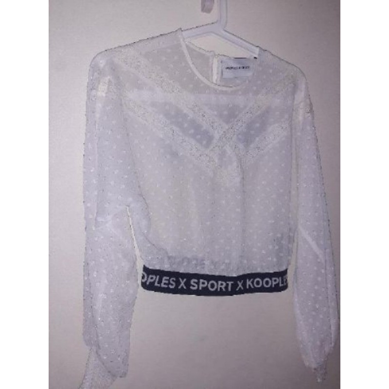 Taille 1. Top chemisier blanc  KooplesXsport
