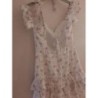Taille XS. ROBE fleurie Loavies décolleté dos 
