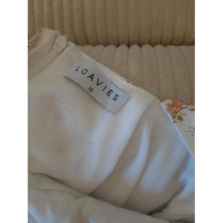 Taille XS. ROBE fleurie Loavies décolleté dos 