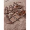 Pointure 37. Sandales caoutchouc strass
