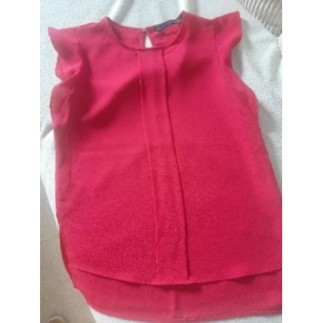  Taille S. Blouse ss manches fuchsia Zara. 
