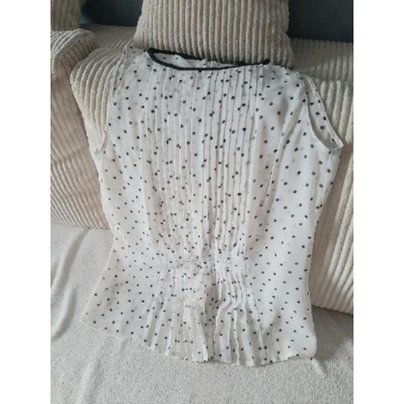Taille S. Blouse à pois. Zara.