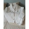 Taille S. Veste Jean blanc. Zara