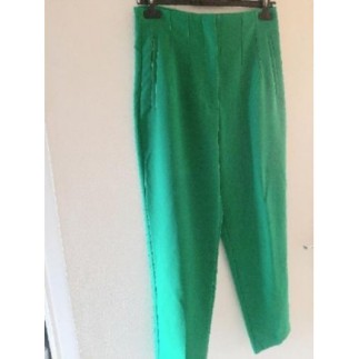 Taille M. Pantalon fuseau vert. Zara.