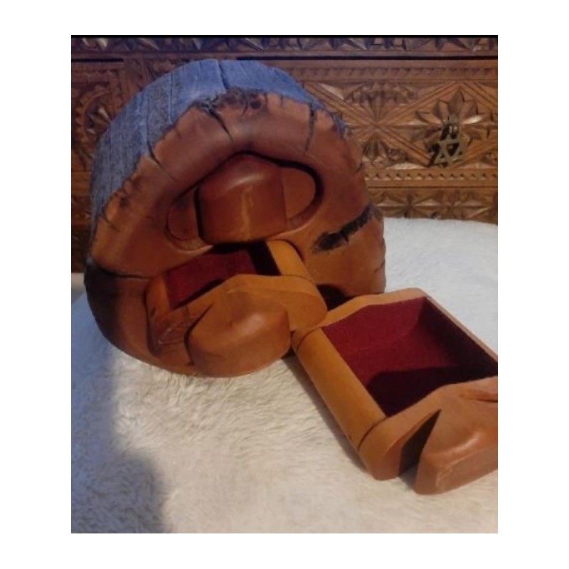 Boîte à bijoux Colorado. Bois taillé 