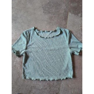 T shirt vert menthe T L 