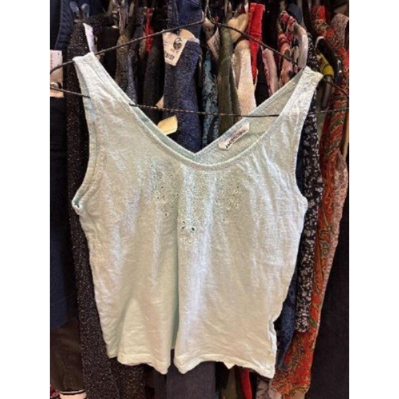 Tee shirt bleu clair CAMAÏEU taille S -N