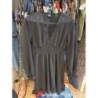 Robe noire dentelle taille 34 