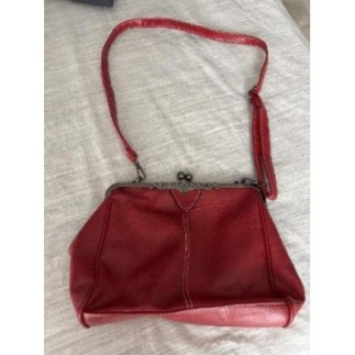 Sac à mains bandoulière rouge 