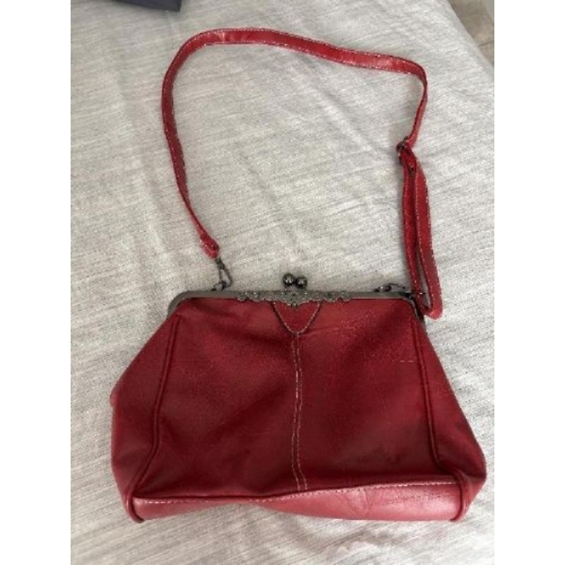 Sac à mains bandoulière rouge 