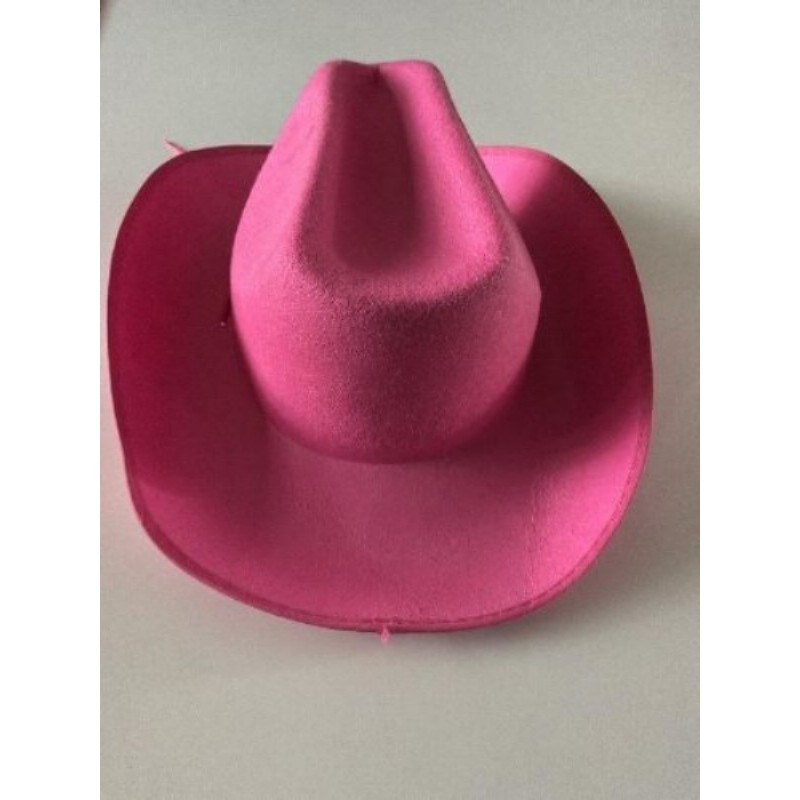 Chapeau cow boy rose fuchsia