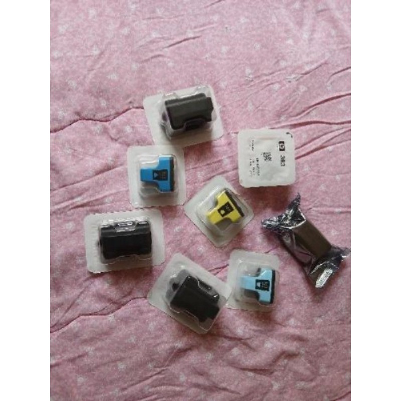 Carthouche d encre bleu, jaune, noir HP 363 lot de 8Lot 