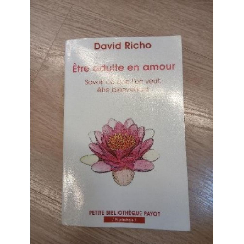 Être adulte en amour 396 pages édition payot