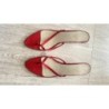 Chaussures été - talons- rouge - taille 40