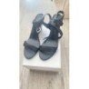 Chaussures neuves - compensées - COSMO- cuir noir - taille 41