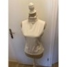 Top sans manche col roulé stretch blc - camaïeu - taille 3