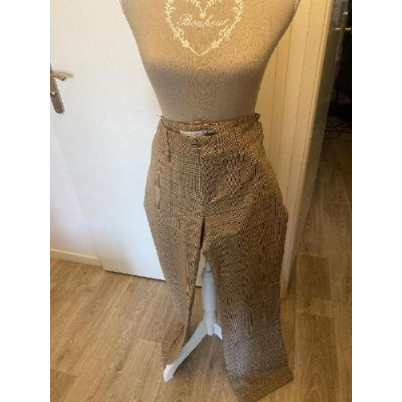 Pantalon pied de poule - Zara - taille 42