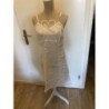 Robe blanche - bretelles - H&M - taille 42