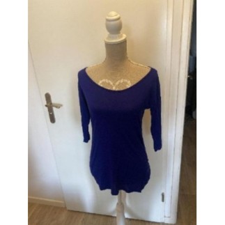 TEE shirt camaïeu - bleu-...