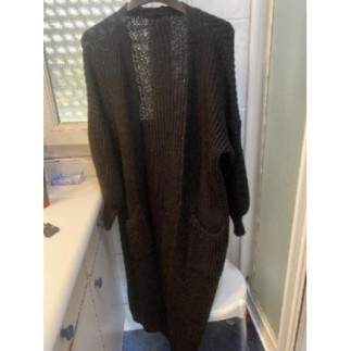 long gilet noir femme...
