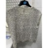 pull été vert amende façon crochet femme taille S 