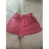 Short zara 3-4ans framboise gaze de coton