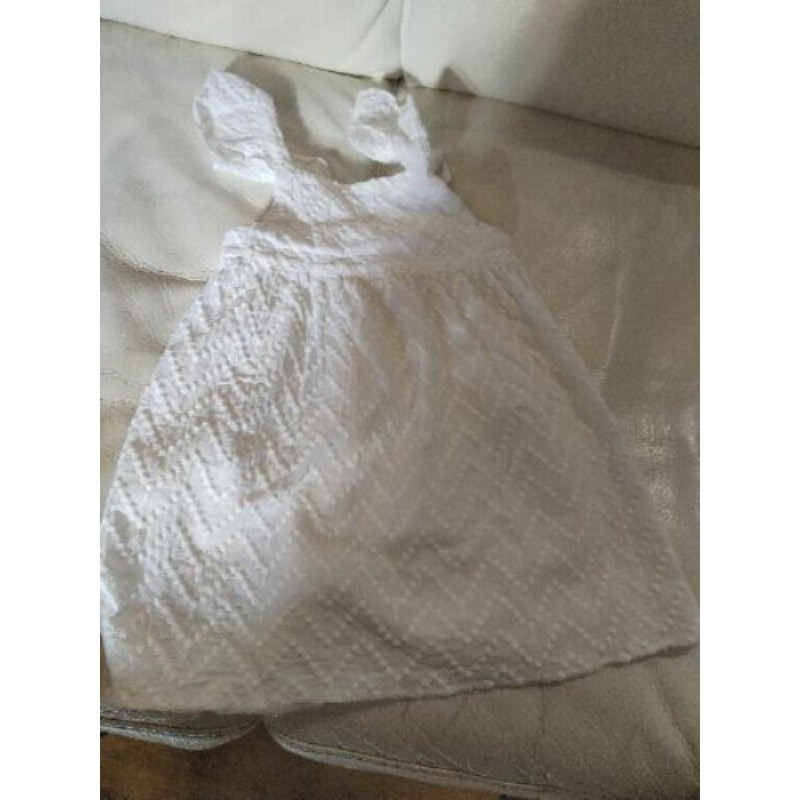 Robe lola Palacios 4 ans blanche broderie 