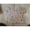 Chemisier zara 6-7ans plumetis blancs et fleurs