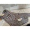 Combipantalon Lola Palacios 6ans fluide taupe et étoile blanches 