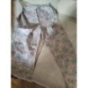 Salopette tablier little celebs 6 ans rose et fleurs verte 