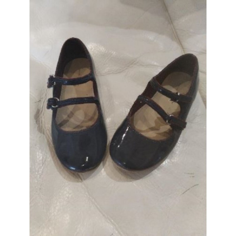 Ballerines zara 27 vernis bleu
