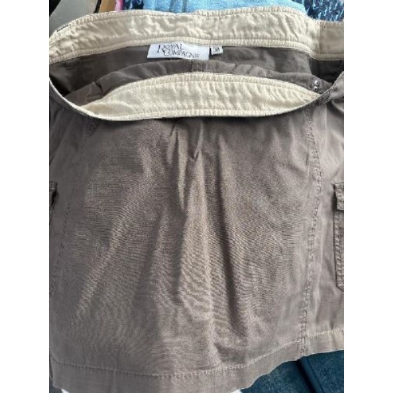 Jupe short marron - Taille 38 - ROYAL COMPAGNIE