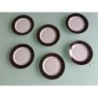 6 assiettes noir et blanc le lot à 10€€