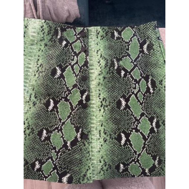 Jupe serpent verte - taille 42 - STRADIVARIUS