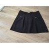 Mini jupe noire doré T38