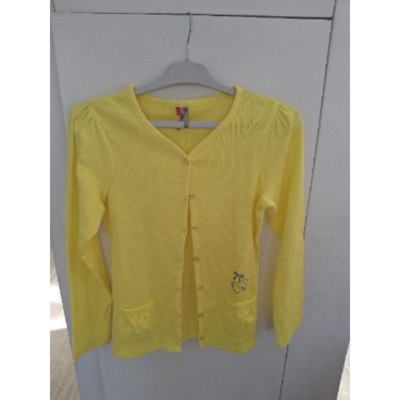 Gilet coton marque ORCHESTRA taille 12 ans jaune