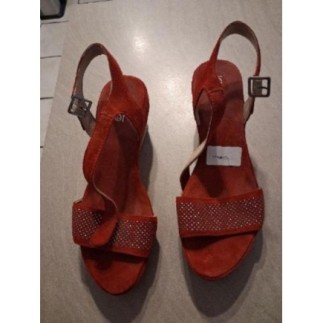 Chaussures d'été rouge...