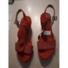 Chaussures d'été rouge taille 38