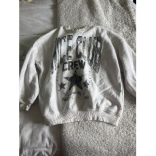 Pull bershka blanc et gris...