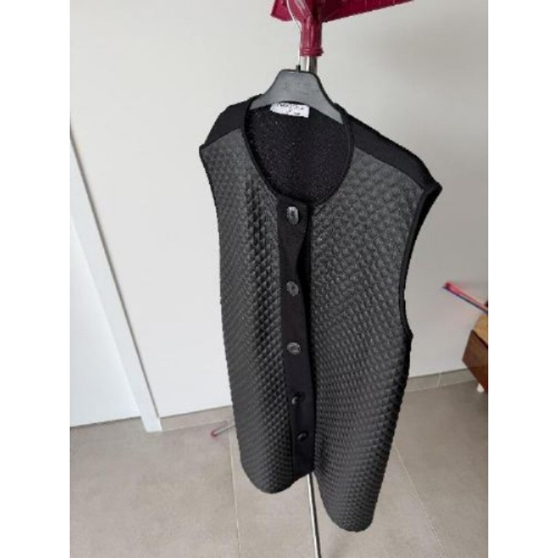 Longue veste femme sans manches