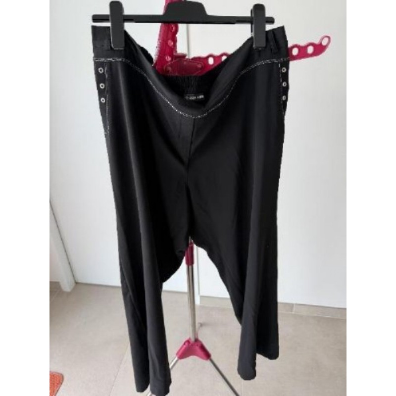 Pantalon noir femme grande taille Christine Laure